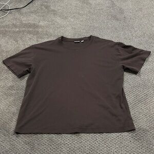 Babaton Dark Brown Short Sleeve Tee